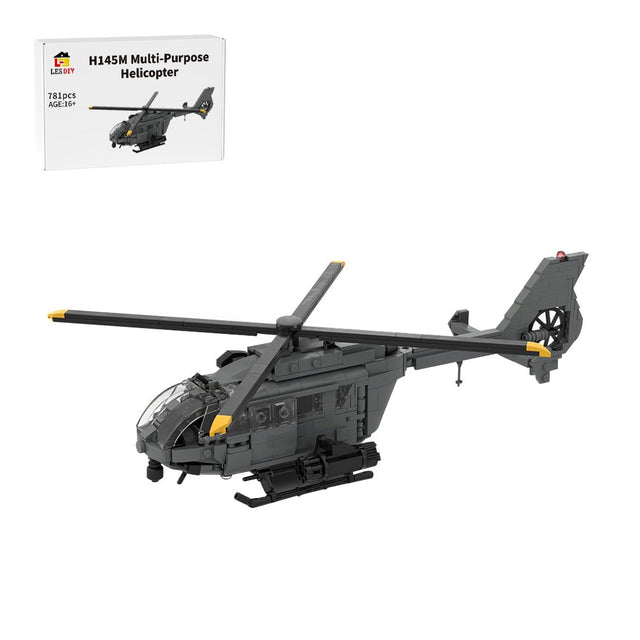 MOC - 214545 Airbus H145 M / UH - 72B Building Blocks - LesDiy - Building Blocks