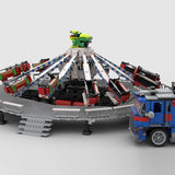 MOC - 214893 Fairground Crazy Frogs / Jump 'n' Smile Building Blocks - LesDiy - 