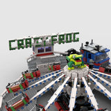 MOC - 214893 Fairground Crazy Frogs / Jump 'n' Smile Building Blocks - LesDiy - 