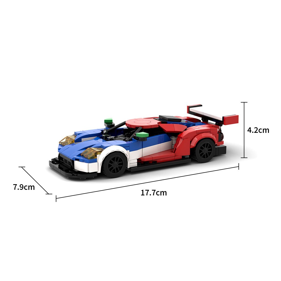 MOC - 215282 Ford GT LM GTE Building Blocks - LesDiy - Building Blocks