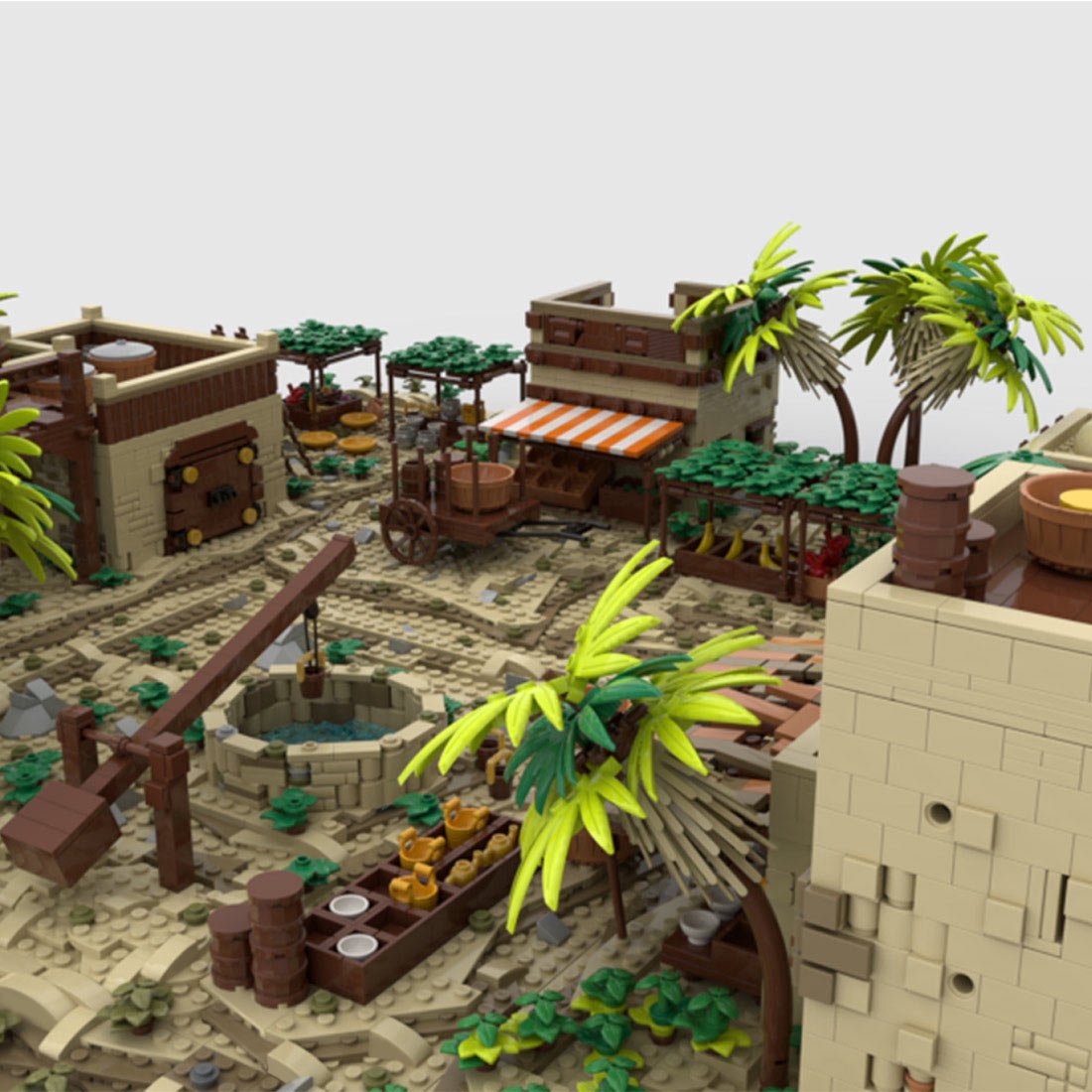MOC - 215645 Egyptian Market Building Blocks - LesDiy - Building Blocks - 