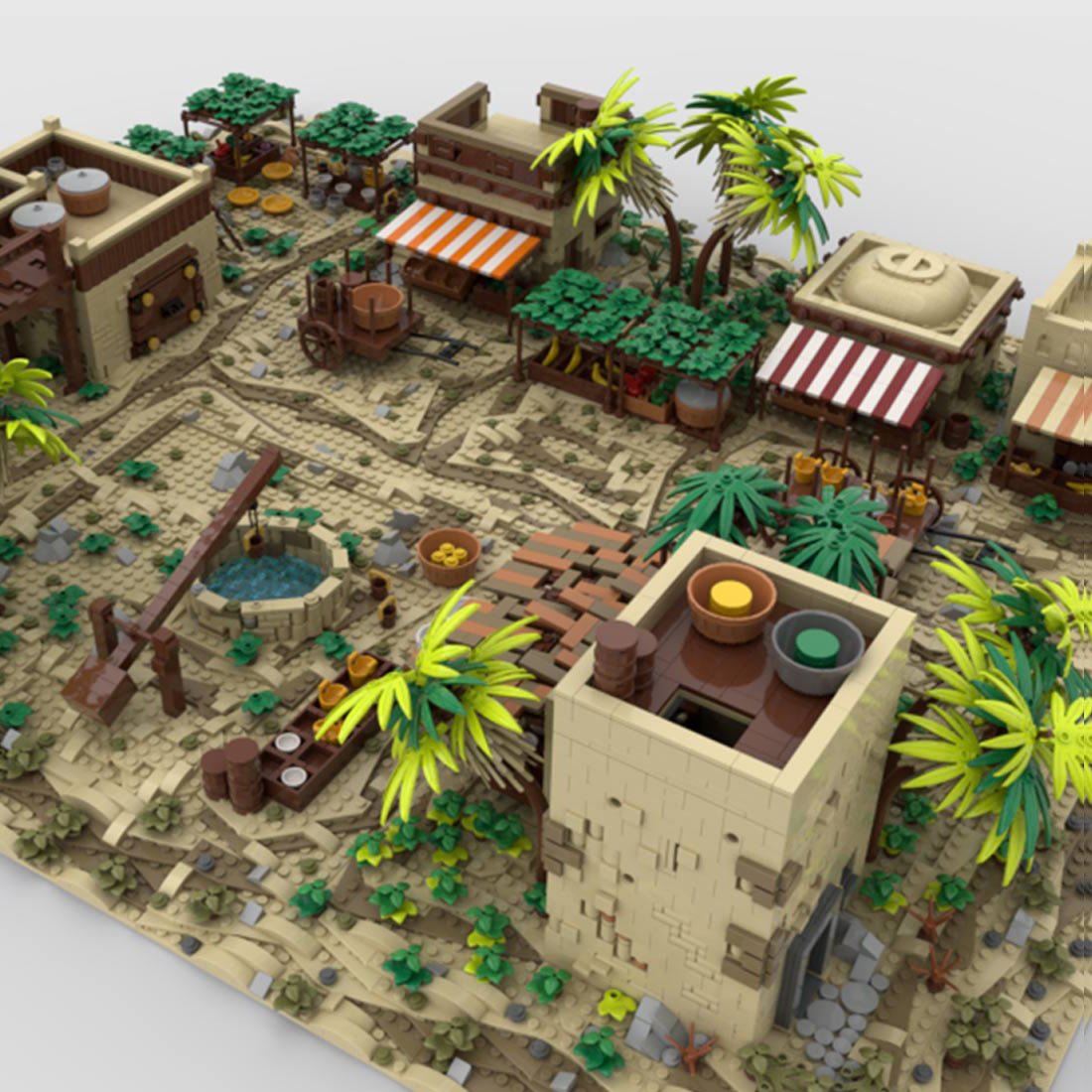 MOC - 215645 Egyptian Market Building Blocks - LesDiy - Building Blocks - 