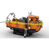 MOC-216080 30ft Seismic Survey Workboat 1:23 Scale Building Blocks-LesDiy-MOC-