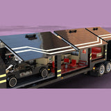 MOC - 216375 MOCturnal Knight Rider: KITT And the FLAG Mobile Command Unit Building Blocks - LesDiy - 