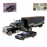 MOC - 216375 MOCturnal Knight Rider: KITT And the FLAG Mobile Command Unit Building Blocks - LesDiy - 