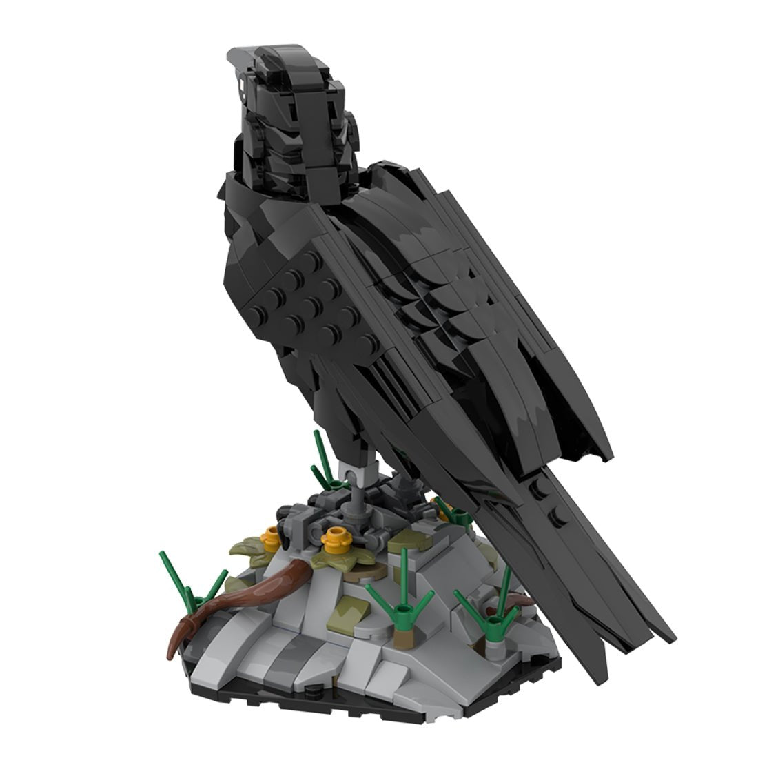 Mocsage Raven Bird Building Blocks| LesDiy