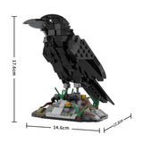 MOC - 217187 Raven Building Blocks - LesDiy - Building Blocks