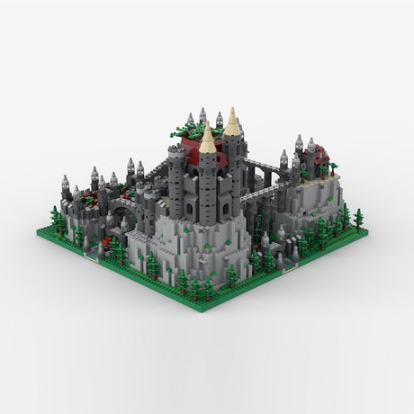 MOC - 217532 Castle in the mountains Building Blocks - LesDiy - Building Blocks