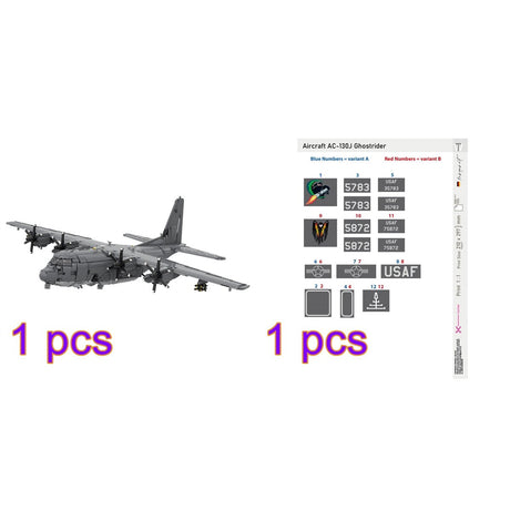 MOC - 217633 Lockheed AC - 130J GhostRider Building Blocks - LesDiy - Building Blocks