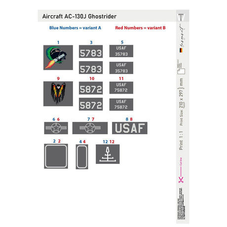 MOC - 217633 Lockheed AC - 130J GhostRider Building Blocks - LesDiy - Building Blocks