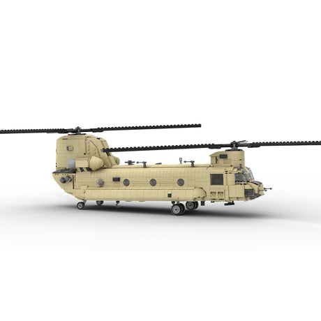 MOC - 217684 Boeing | CH - 47 F CHINOOK - 1:35 Scale Building Blocks - LesDiy - Building Blocks