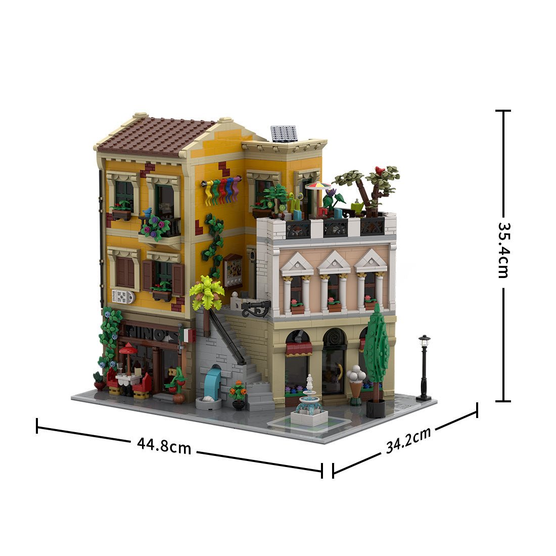 MOC-217918 Italian Street Corner Building Blocks | LesDiy