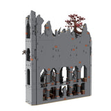 MOC - 217982 Part 4 Medieval Dark Magic Mountain Building Blocks - LesDiy - Building Blocks