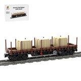 MOC-219158 Classic Flat Wagon with Goods Building Blocks-LesDiy-MOC-