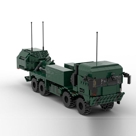 MOC-219203 1:35 Scale Archer 8x8 Self-Propelled Howitzer Building Blocks-LesDiy-MOC-