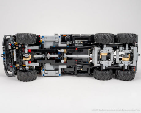 MOC-219862 6x6 Off-Road Retro Truck 1:20 Scale Building Blocks-LesDiy-MOC-