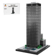 MOC - 219954 Seagram Building New York - 1/800 Scale Building Blocks - LesDiy - Building Blocks - 