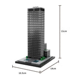 MOC - 219954 Seagram Building New York - 1/800 Scale Building Blocks - LesDiy - Building Blocks - 