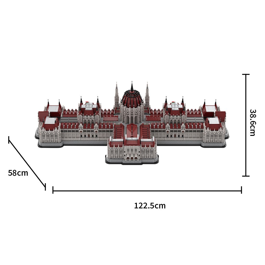 Parliament MOC-219956 Budapest Parliament Building Blocks | LesDiy