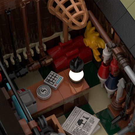 MOC - 220004 Coast Town Diorama Building Blocks - LesDiy - MOC