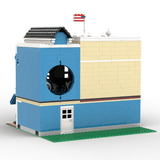 MOC - 220451 Cinema | Deluxe Main Street USA Building Blocks - LesDiy - Building Blocks