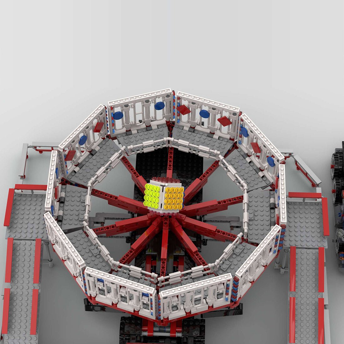 MOC - 220631 Fairground Meteorite ride Building Blocks - LesDiy - 