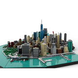 MOC - 221106 1/2000 Scale New York City Building Blocks - Financial District - LesDiy - Building Blocks