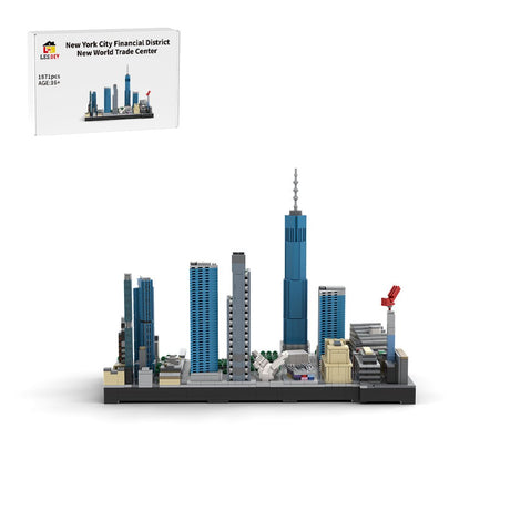 MOC - 221106 New World Trade Center Building Blocks - LesDiy - Building Blocks