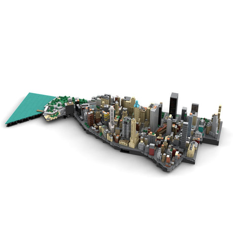 MOC - 221106 New York City Financial District - Church Street & Pearl Street Building Blocks - LesDiy - Building Blocks