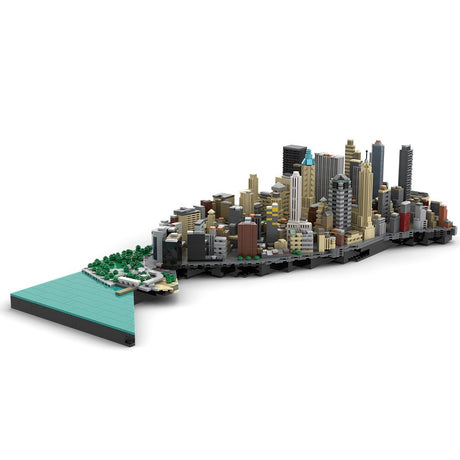 MOC - 221106 New York City Financial District - Church Street & Pearl Street Building Blocks - LesDiy - Building Blocks