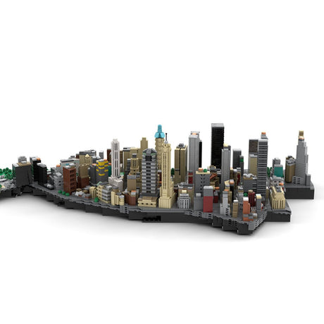 MOC - 221106 New York City Financial District - Church Street & Pearl Street Building Blocks - LesDiy - Building Blocks