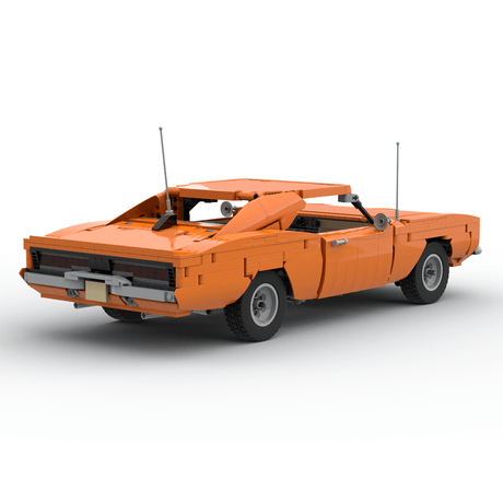 MOC - 221916 OverCharger General Lee 4x Buwizz Motor Building Blocks - LesDiy - Building Blocks