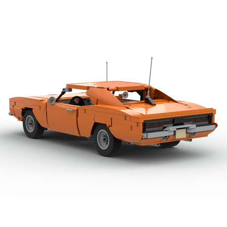 MOC - 221916 OverCharger General Lee 4x Buwizz Motor Building Blocks - LesDiy - Building Blocks