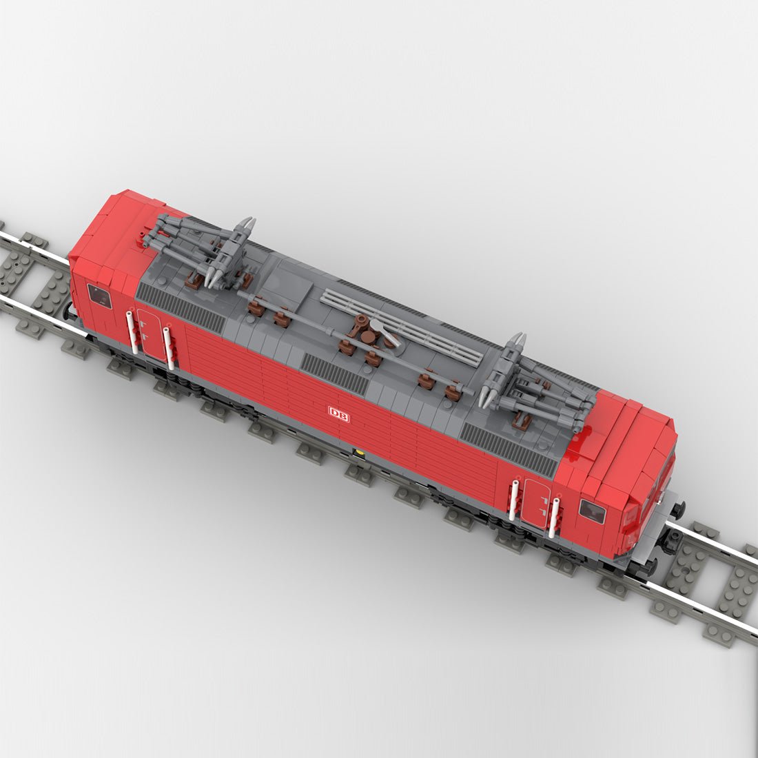 MOC - 222330 Electric Locomotive BR143 of the DBAG Building Blocks - Dynamic - LesDiy - Locomotive