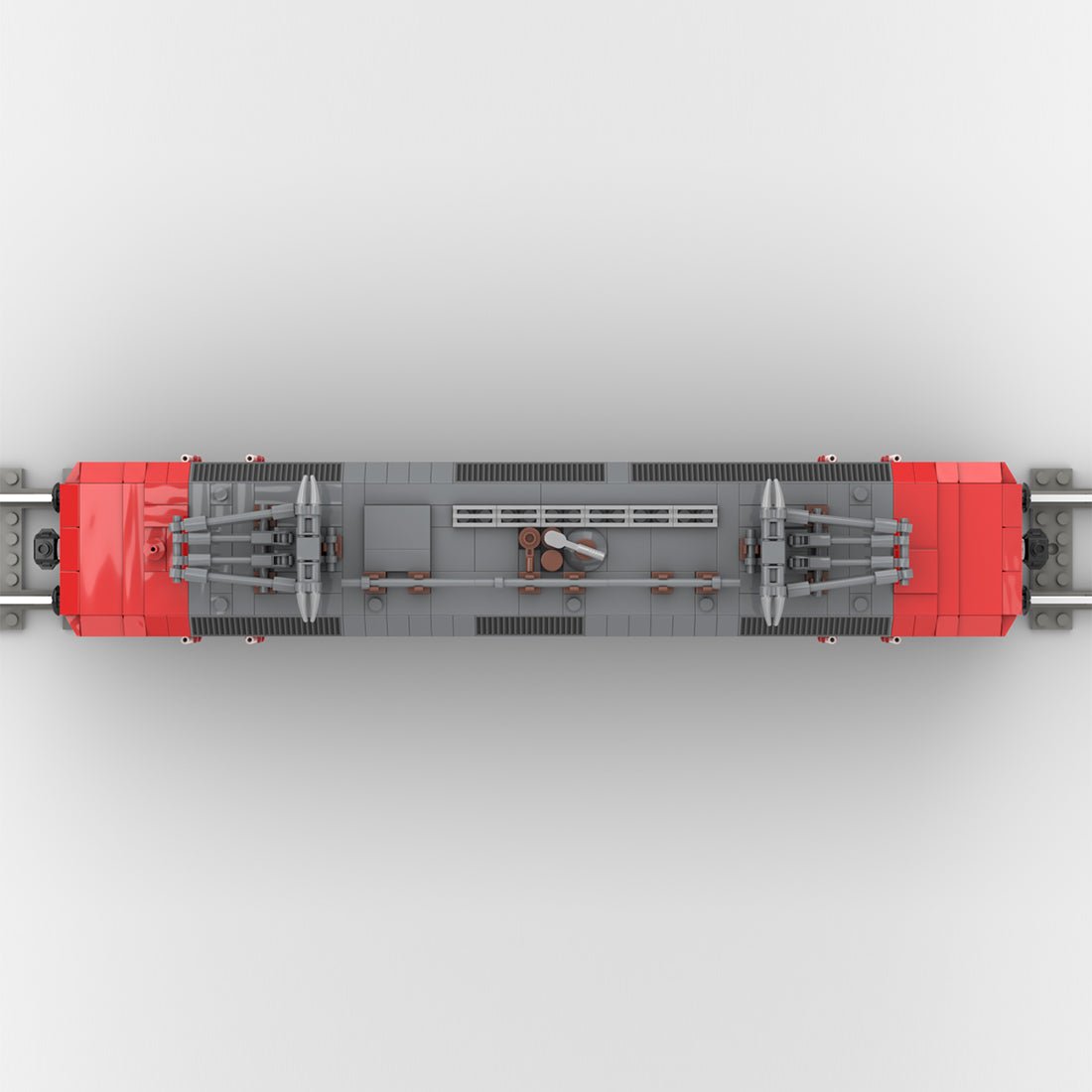 MOC - 222330 Electric Locomotive BR143 of the DBAG Building Blocks - Dynamic - LesDiy - Locomotive