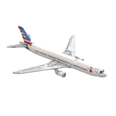 MOC - 222551 American Passenger Aircraft Building Blocks - LesDiy - 
