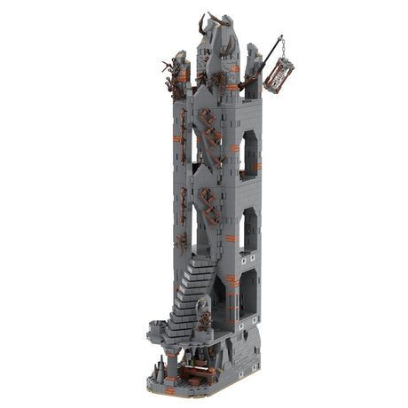 MOC - 223053 Part 5 Medieval Dark Magic Mountain Building Blocks - LesDiy - Building Blocks