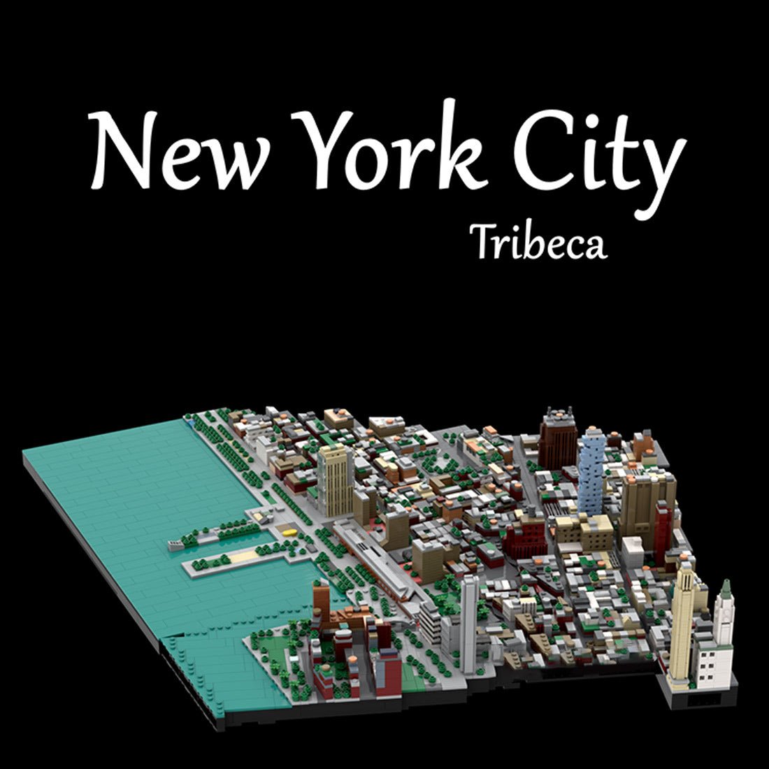 MOC - 223473 Tribeca - New York City Building Blocks - LesDiy - Building Blocks