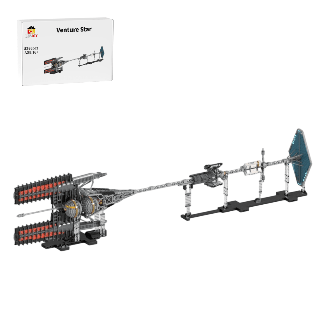 MOC - 223700 AVATAR RDA ISV Venture Star Building Blocks - LesDiy - 