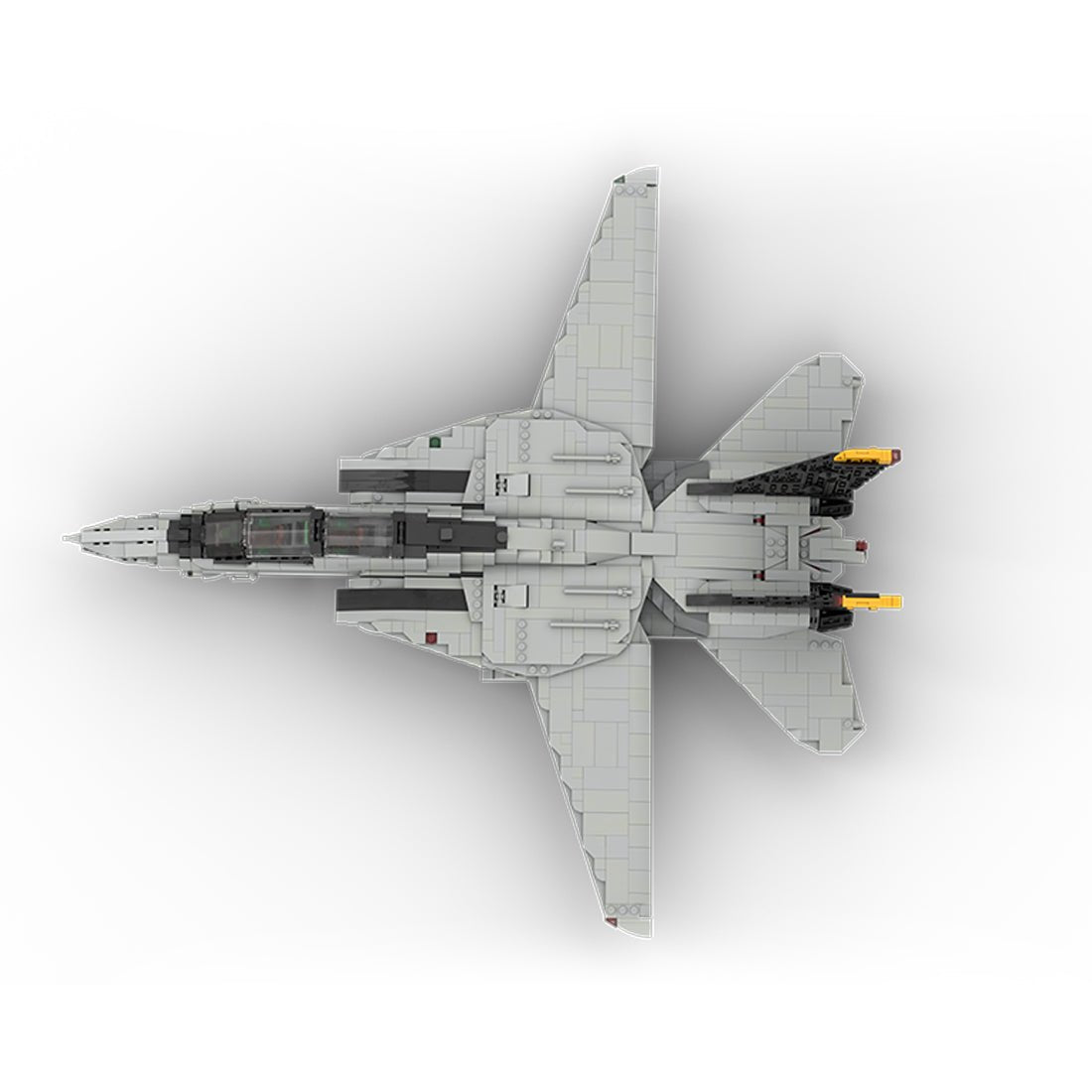 MOC - 223761 1/35 Scale （V3）Grumman F - 14 TOMCAT Building Blocks - LesDiy - building blocks