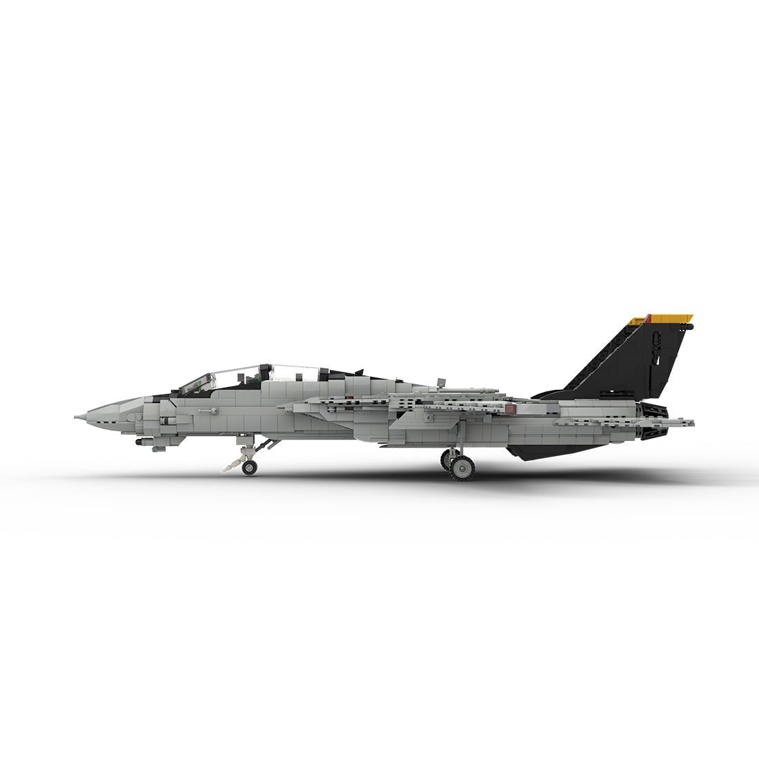 MOC - 223761 1/35 Scale （V3）Grumman F - 14 TOMCAT Building Blocks - LesDiy - building blocks
