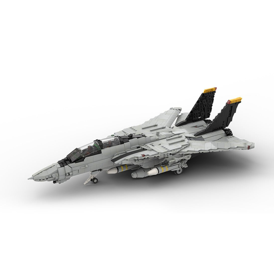 MOC - 223761 1/35 Scale （V3）Grumman F - 14 TOMCAT Building Blocks - LesDiy - building blocks