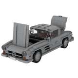 MOC-223863 Mercedes 300 SL W198 1:18 Scale Classic Sports Car Building Blocks-LesDiy-MOC-