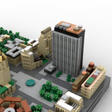 MOC - 223953 Brooklyn Bridge Area - New York City - LesDiy - Building Blocks