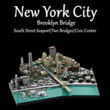 MOC - 223953 Brooklyn Bridge Area - New York City - LesDiy - Building Blocks