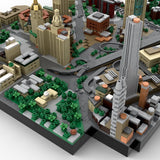 MOC - 223953 Brooklyn Bridge Area - New York City - LesDiy - Building Blocks
