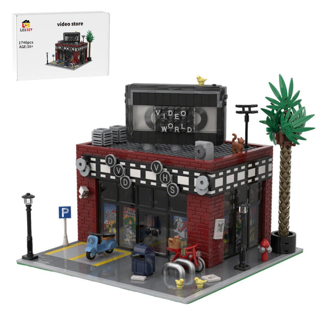 MOC - 224017 Video Store Building Blocks - LesDiy - MOC
