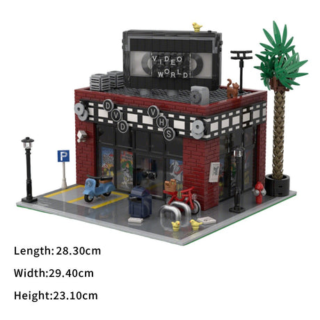 MOC - 224017 Video Store Building Blocks - LesDiy - MOC