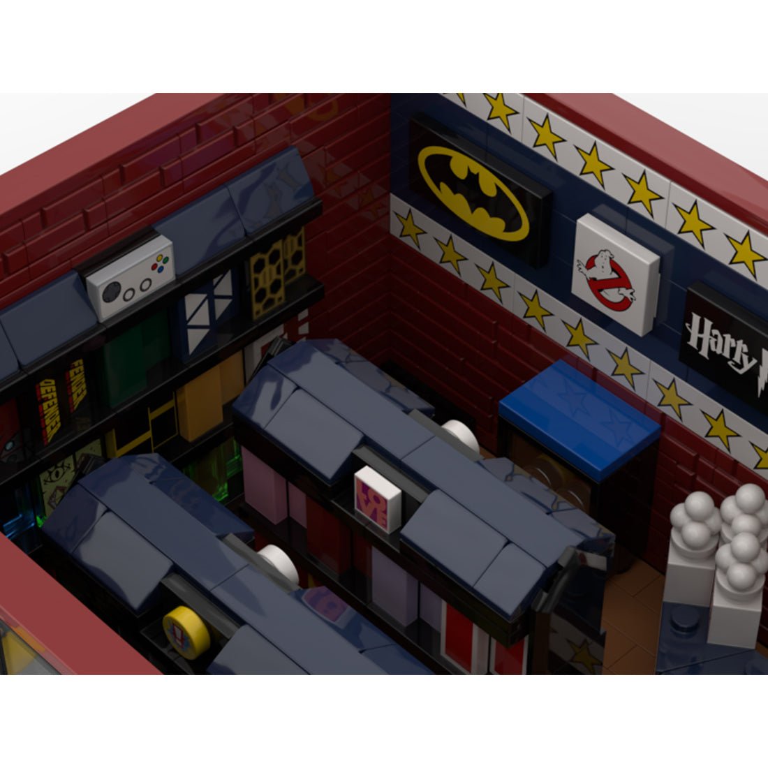 MOC - 224017 Video Store Building Blocks - LesDiy - MOC