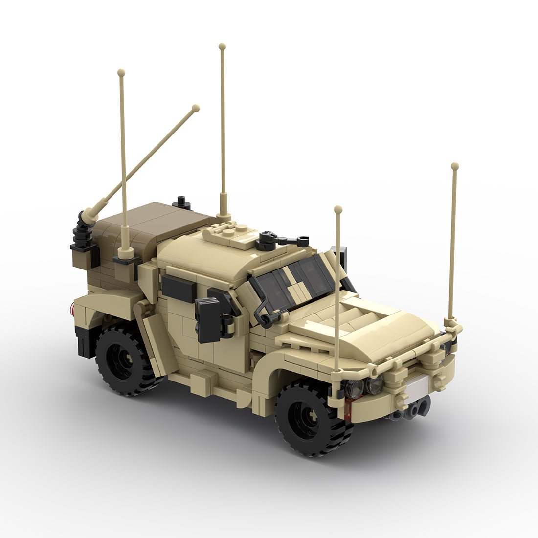 MOC - 224329 Thales Hawkei - Australian Multirole Light Utility Vehicle Building Blocks - LesDiy - Building Blocks